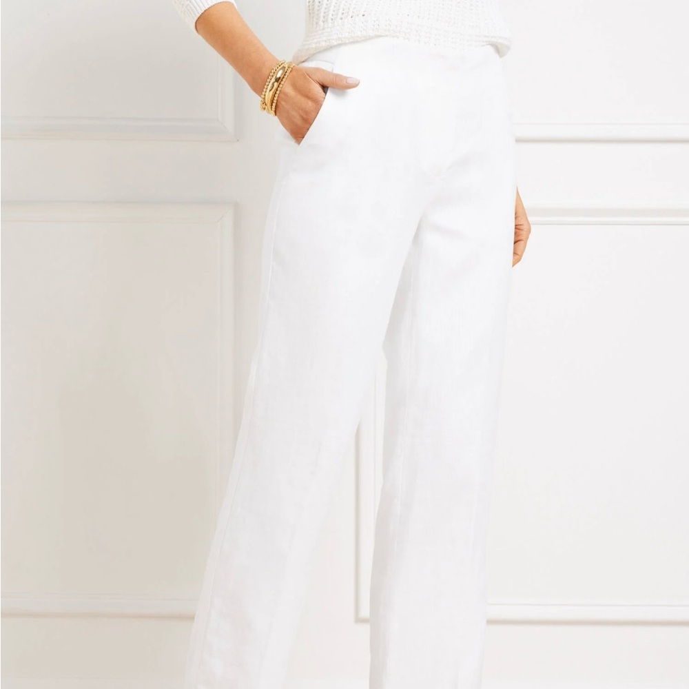 TALBOTS SOUTHAMPTON PANTS - LINEN